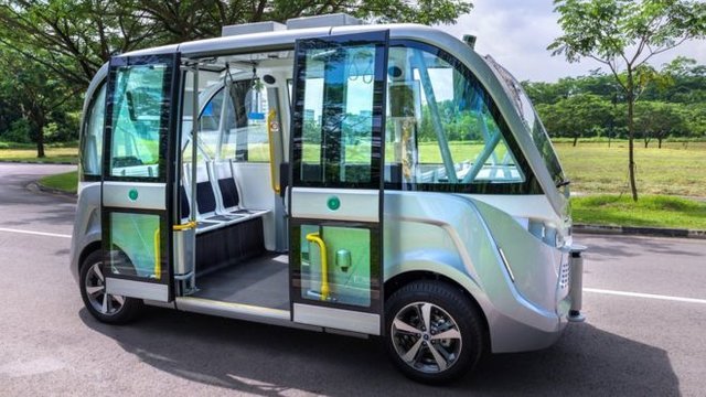 اتوبوس های بدون راننده در سنگاپور